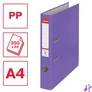 Kép 2/5 - Iratrendező, 50 mm, A4, PP/karton, élvédő sínnel, ESSELTE "Economy", lila