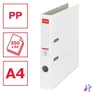 Kép 2/5 - Iratrendező, 50 mm, A4, PP/karton, élvédő sínnel, ESSELTE "Economy", fehér
