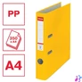 Kép 2/5 - Iratrendező, 50 mm, A4, PP/karton, élvédő sínnel, ESSELTE "Economy", sárga