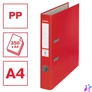 Kép 2/5 - Iratrendező, 50 mm, A4, PP/karton, élvédő sínnel, ESSELTE "Economy", piros