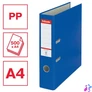 Kép 2/5 - Iratrendező, 75 mm, A4, PP/karton, élvédő sínnel, ESSELTE "Economy", kék