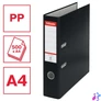 Kép 2/5 - Iratrendező, 75 mm, A4, PP/karton, élvédő sínnel, ESSELTE "Economy", fekete