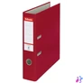 Kép 1/5 - Iratrendező, 75 mm, A4, PP/karton, élvédő sínnel, ESSELTE "Economy", bordó