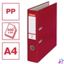 Kép 2/5 - Iratrendező, 75 mm, A4, PP/karton, élvédő sínnel, ESSELTE "Economy", bordó