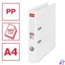 Kép 2/8 - Iratrendező, 50 mm, A4, PP, élvédő sínnel, ESSELTE "Standard", Vivida fehér
