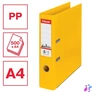 Kép 2/8 - Iratrendező, 75 mm, A4, PP, élvédő sínnel, ESSELTE "Standard", sárga