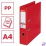 Kép 2/8 - Iratrendező, 75 mm, A4, PP, élvédő sínnel, ESSELTE "Standard", piros