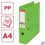 Kép 2/8 - Iratrendező, 75 mm, A4, PP, élvédő sínnel, ESSELTE "Standard", Vivida zöld