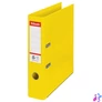 Kép 1/8 - Iratrendező, 75 mm, A4, PP, élvédő sínnel, ESSELTE "Standard", Vivida sárga