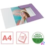 Kép 3/4 - Gumis mappa, karton, A4, ESSELTE "Colour`Breeze", levendula