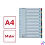 Kép 2/8 - Regiszter, karton, A4, A-Z, ESSELTE "Mylar"