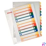 Kép 1/3 - Regiszter, műanyag, A4 Maxi, 1-12, nyomtatható, ESSELTE, áttetsző