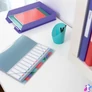 Kép 4/4 - Spirálfüzet, A5, vonalas, 80 lap, ESSELTE "Colour`Breeze", levendula