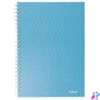 Kép 1/6 - Spirálfüzet, A5, kockás, 80 lap, ESSELTE "Colour`Breeze", kék