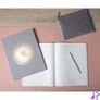 Kép 4/9 - Vendégkönyv, 27x22 cm, 50 lap, EXACOMPTA "Ellipse", szürke