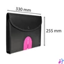 Kép 3/10 - Konferencia mappa, A4, PP, patentos, EXACOMPTA "ExaFolio®", fekete