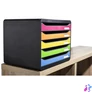 Kép 7/10 - Irattároló, műanyag, 5 fiókos, EXACOMPTA "Big-Box Plus Horizon Iderama"