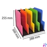 Kép 7/7 - Dokumentum szortírozó, műanyag, 4 részes, álló, EXACOMPTA "Modulotop Iderama®", színes
