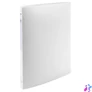 Kép 1/6 - Gyűrűs könyv, 4 gyűrű, 20 mm, A4, PP, címkével, EXACOMPTA, fehér