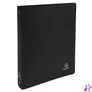 Kép 1/7 - Gyűrűs könyv, 4 gyűrű, 40 mm, A4, PP, EXACOMPTA, fekete