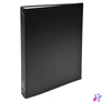 Kép 1/4 - Gyűrűs könyv, 4 gyűrű, 40 mm, A4, karton, EXACOMPTA, fekete