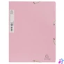 Kép 1/3 - Gumis mappa, prespán, A4, 15 mm, EXACOMPTA, "AutentiK", rózsaszín