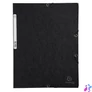 Kép 1/5 - Gumis mappa, prespán, A4, EXACOMPTA, fekete