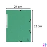 Kép 2/5 - Gumis mappa, prespán, A4, EXACOMPTA, zöld
