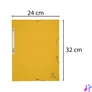 Kép 2/6 - Gumis mappa, prespán, A4, EXACOMPTA, sárga