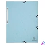 Kép 1/8 - Gumis mappa, prespán, A4, EXACOMPTA, "Aquarel", kék