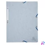 Kép 1/5 - Gumis mappa, prespán, A4, EXACOMPTA, szürke
