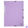 Kép 1/8 - Gumis mappa, prespán, A4, EXACOMPTA, "Aquarel", lila