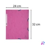 Kép 3/4 - Gumis mappa, prespán, A4, EXACOMPTA, rózsaszín