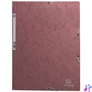 Kép 1/5 - Gumis mappa, prespán, A4, EXACOMPTA "Skandi", antik rózsaszín