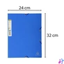 Kép 3/3 - Gumis mappa, karton, A4, EXACOMPTA "Forever®", kék