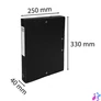 Kép 4/5 - Gumis mappa, PP, A4, 40 mm, EXACOMPTA "Opak", fekete