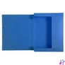 Kép 2/5 - Gumis mappa, PP, A4, 40 mm, EXACOMPTA "Opak", kék