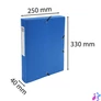 Kép 4/5 - Gumis mappa, PP, A4, 40 mm, EXACOMPTA "Opak", kék