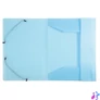 Kép 3/4 - Gumis mappa, PP, A4, EXACOMPTA "Chromaline Pastel", kék