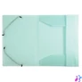 Kép 2/4 - Gumis mappa, PP, A4, EXACOMPTA "Chromaline Pastel", zöld