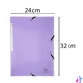 Kép 3/4 - Gumis mappa, PP, A4, EXACOMPTA "Chromaline Pastel", lila