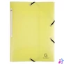Kép 1/4 - Gumis mappa, PP, A4, EXACOMPTA "Chromaline Pastel", sárga