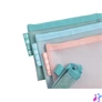 Kép 1/8 - Rendszerező tasak, cipzáras, hálós, A6, EXACOMPTA "Chromaline Pastel", vegyes színek