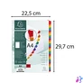 Kép 3/3 - Regiszter, karton, A4, 1-31, EXACOMPTA, fehér