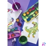 Kép 5/5 - Vízfesték, 12 darabos, összeilleszthető, FABER-CASTELL "Dinoszaurusz"+1 tubus fehér tempera + dinoszaurusz matrica