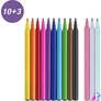 Kép 3/4 - Filctoll készlet, FABER-CASTELL "Unikornis" 10 különböző szín + 3 csillámos