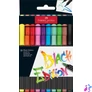 Kép 1/3 - Ecsetirón készlet, FABER-CASTELL "Black Edition" 10 különböző szín