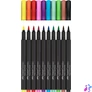 Kép 3/3 - Ecsetirón készlet, FABER-CASTELL "Black Edition" 10 különböző szín