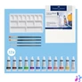 Kép 2/2 - Akrilfesték készlet festővászonnal, tubusos, FABER-CASTELL "Creative Studio", 12 különböző szín