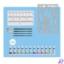 Kép 2/2 - Akvarell festékkészlet, tubusos, kiegészítőkkel, FABER-CASTELL "Creative Studio", 12 különböző szín